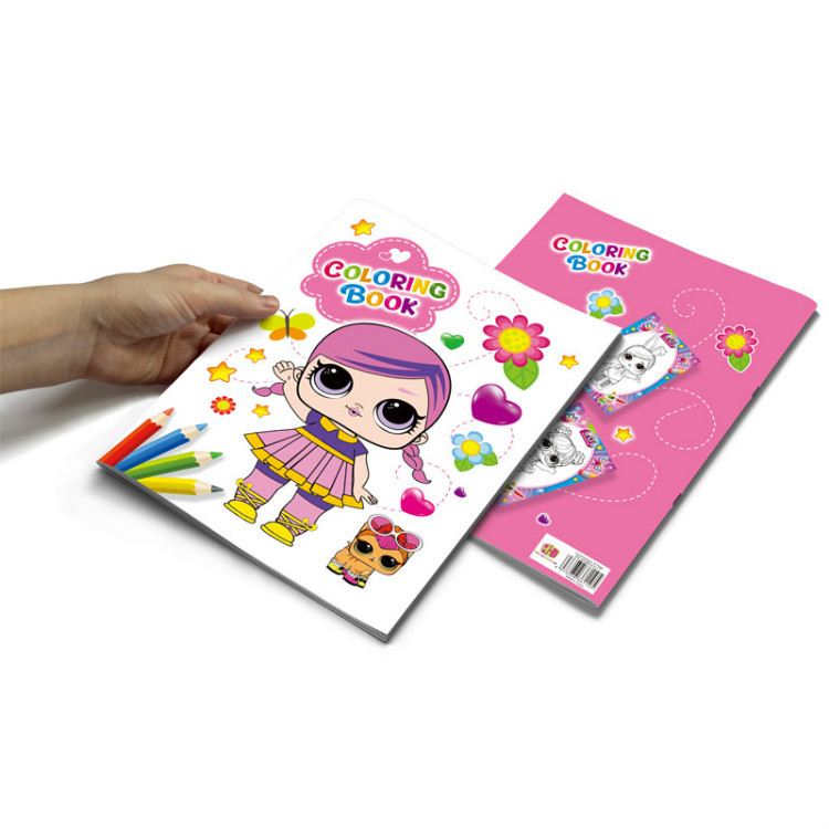 Services d'impression de livre de textes d'OEM Impression faite sur commande polychrome de brochure