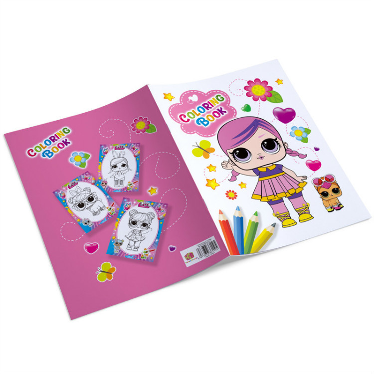 Services d'impression de livre de textes d'OEM Impression faite sur commande polychrome de brochure