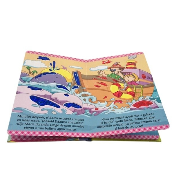 Services d'impression de livre de textes d'OEM Impression faite sur commande polychrome de brochure