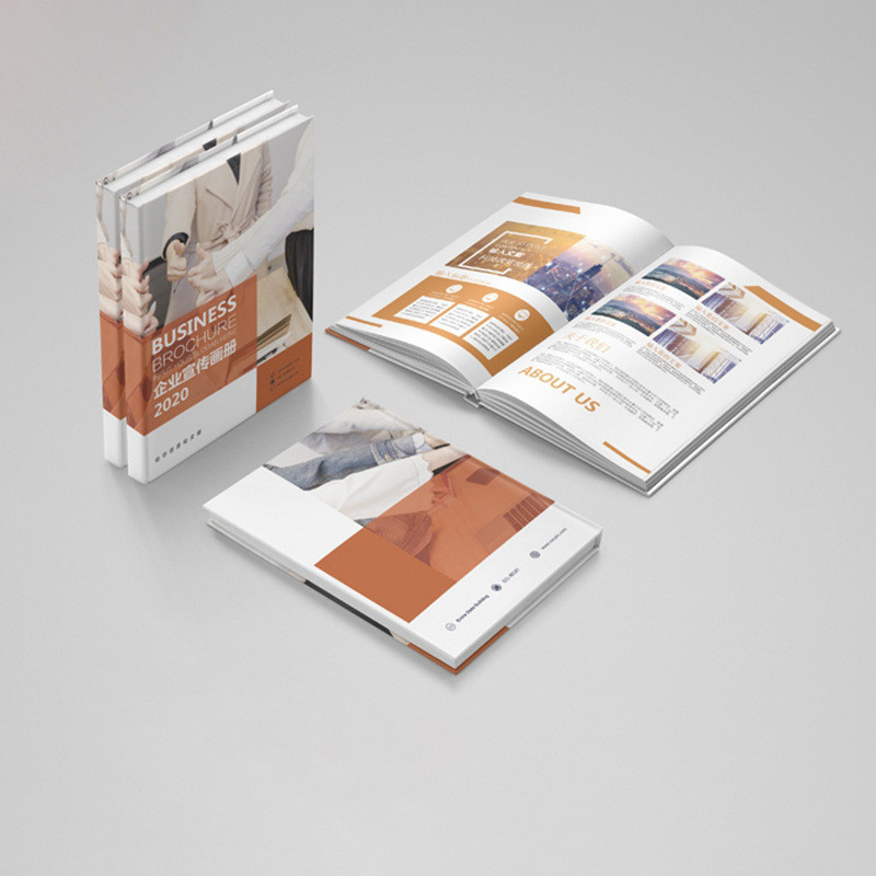 Épaisseur polychrome du livret 128gsm 157gsm d'impression de guide de brochure