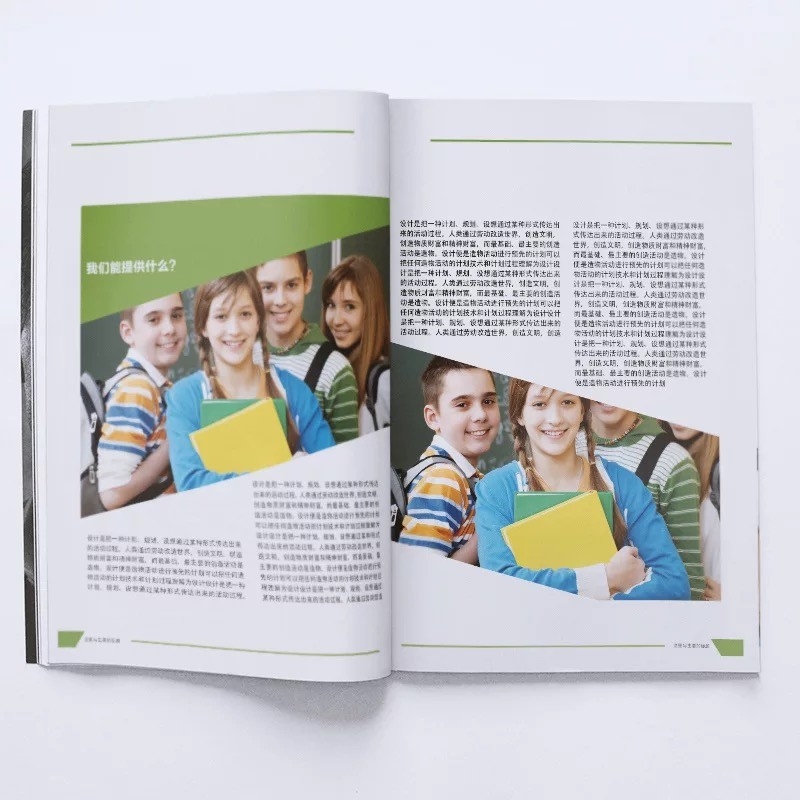 A5 A6 Impression de livres de coloriage Film Plastification Catalogue Services d'impression