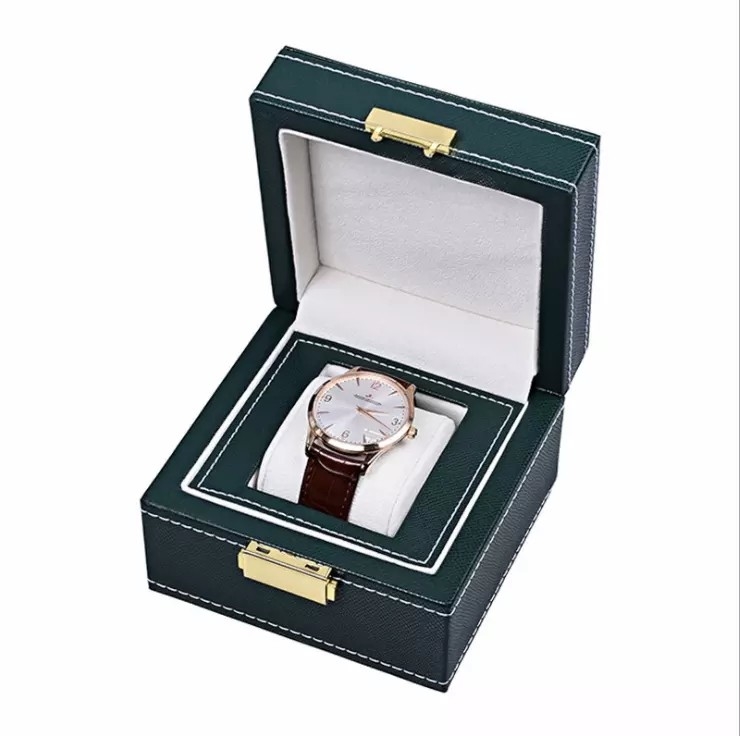 Stockage de montres Boîtes imprimées en couleur Boîte en cuir PU de luxe
