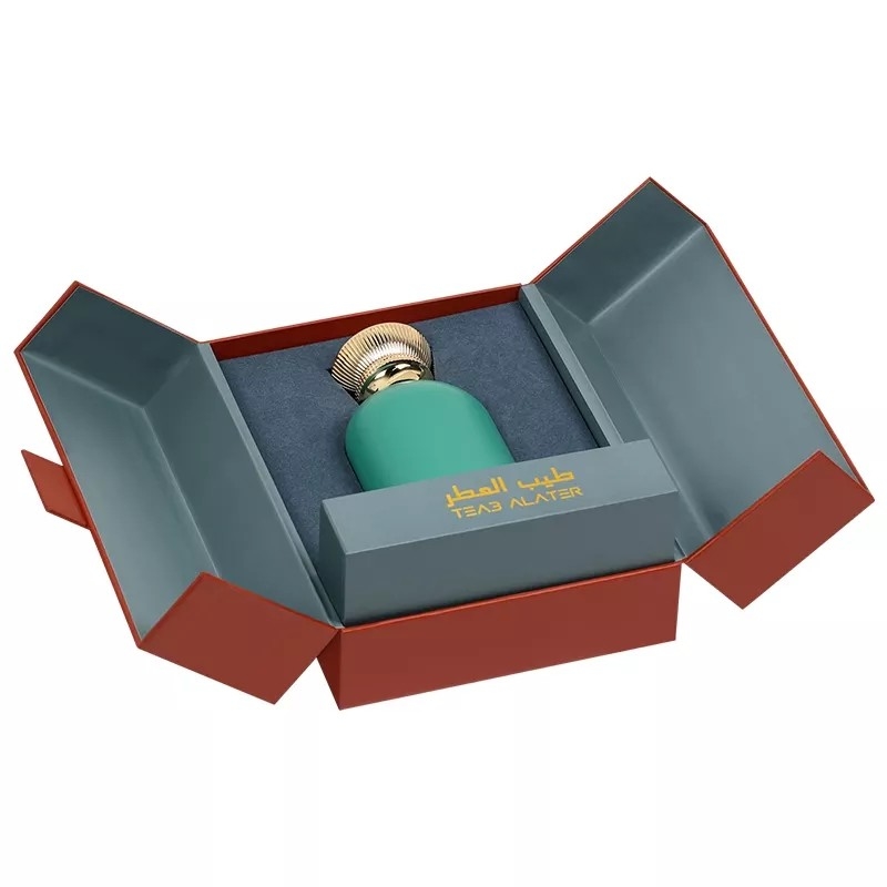 Boîte-cadeau imprimé polychrome de parfum de carton de boîtes du rectangle 4C