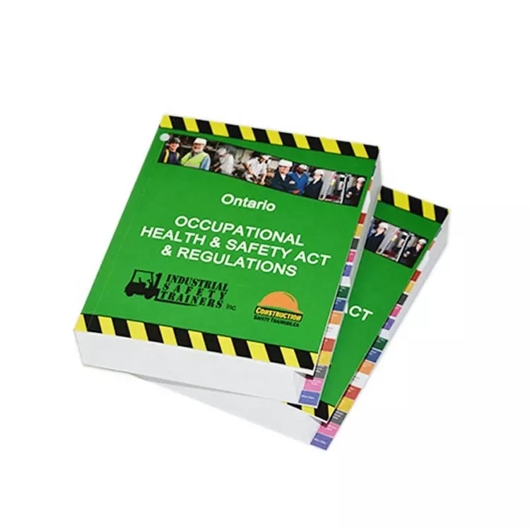 Livre polychrome épais de Softcover imprimant la taille faite sur commande de 4c+4c Cmyk