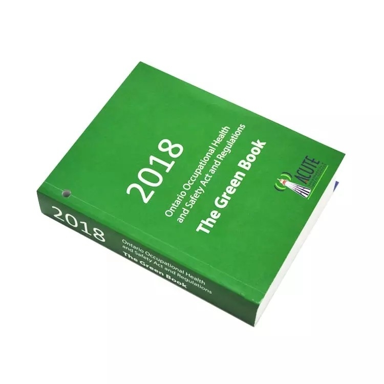 Livre polychrome épais de Softcover imprimant la taille faite sur commande de 4c+4c Cmyk
