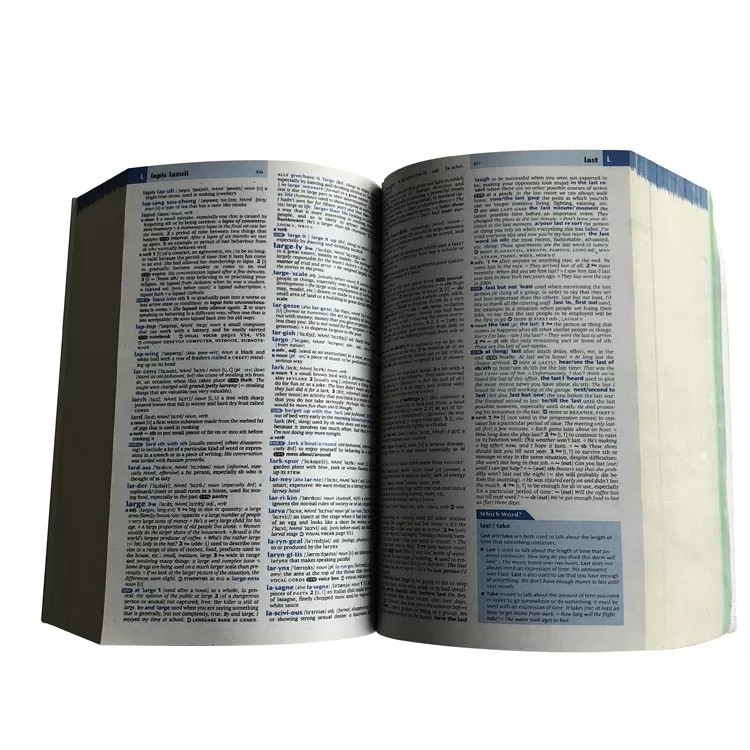 Livre mou de couverture de papier d'art de carton imprimant la couleur de 21x22.5cm Cmyk
