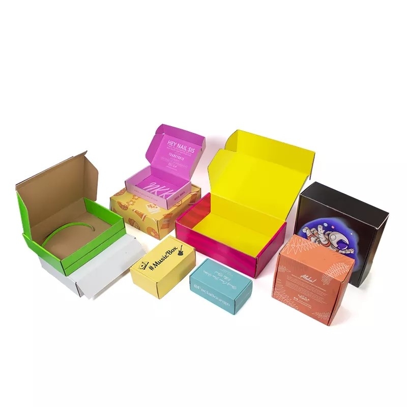 Impression d'Offest de couleur de Cmyk 4 de boîtes en carton de commerce électronique d'expédition