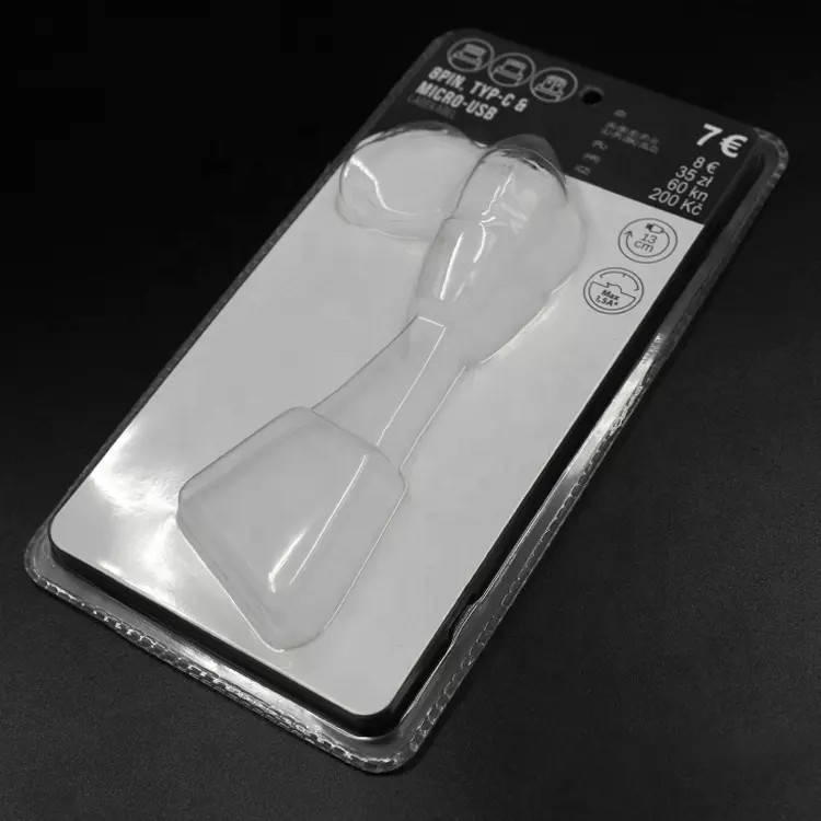Biodégradable d'emballage de boursouflure courante de glissière de PVC adapté aux besoins du client