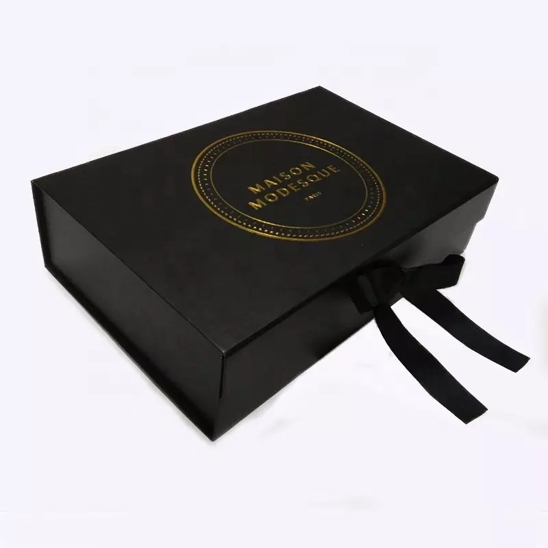 Couleur recyclable biodégradable de Cmyk de boîte à chaussures de cadeau de papier d'emballage pliable