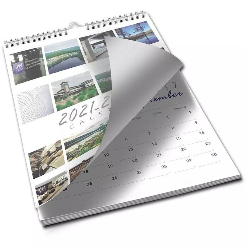 Calendrier mural 2023 fait sur commande impression de coloration A5 142x210mm promotionnel