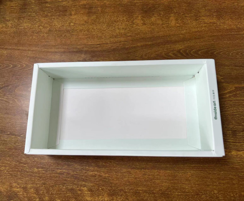 Papier d'emballage écologique a ridé le petit OEM d'orange de vert de caisse d'emballage 90mm 13cm